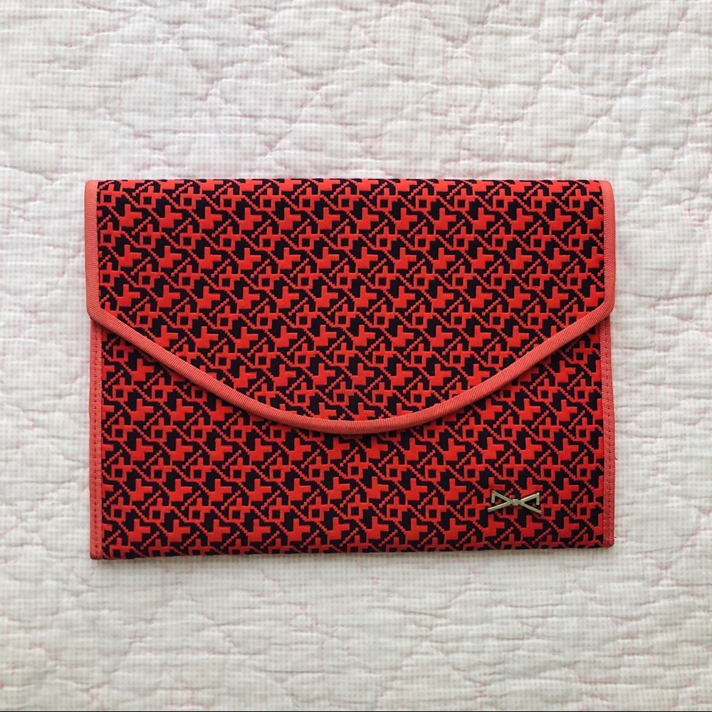 Achilleas Accessories Pink & Navy clutch